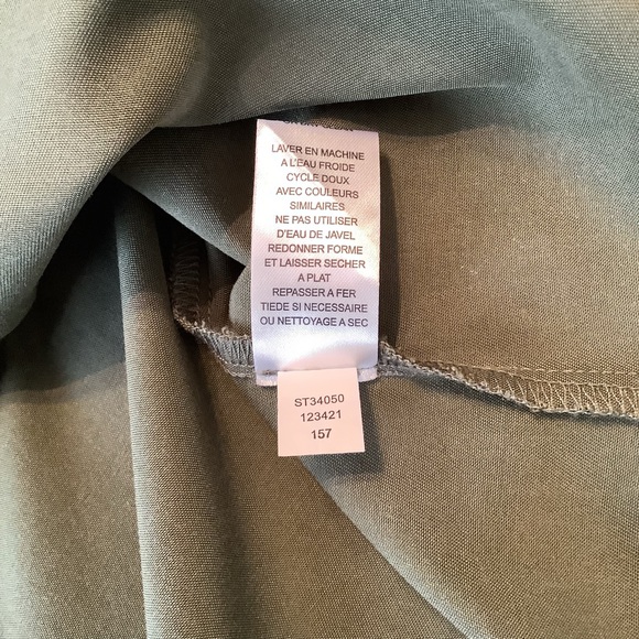 SPENSE Embroidered Dress Green 6/8 Button Up Long Sleeves - Picture 5 of 6